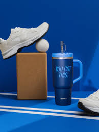 TRAVEL CUP ISOTHERME INOX LEVEL UP BLEU NUIT 900ml - QWETCH – Image 2