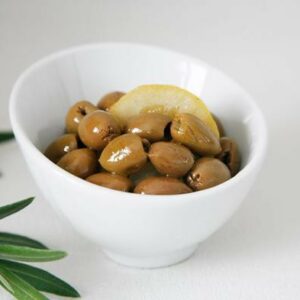 OLIVES COCKTAIL CITRON & BASILIC BIOLOGIQUES origine GRECE LE TEMPS DES OLIVIERS