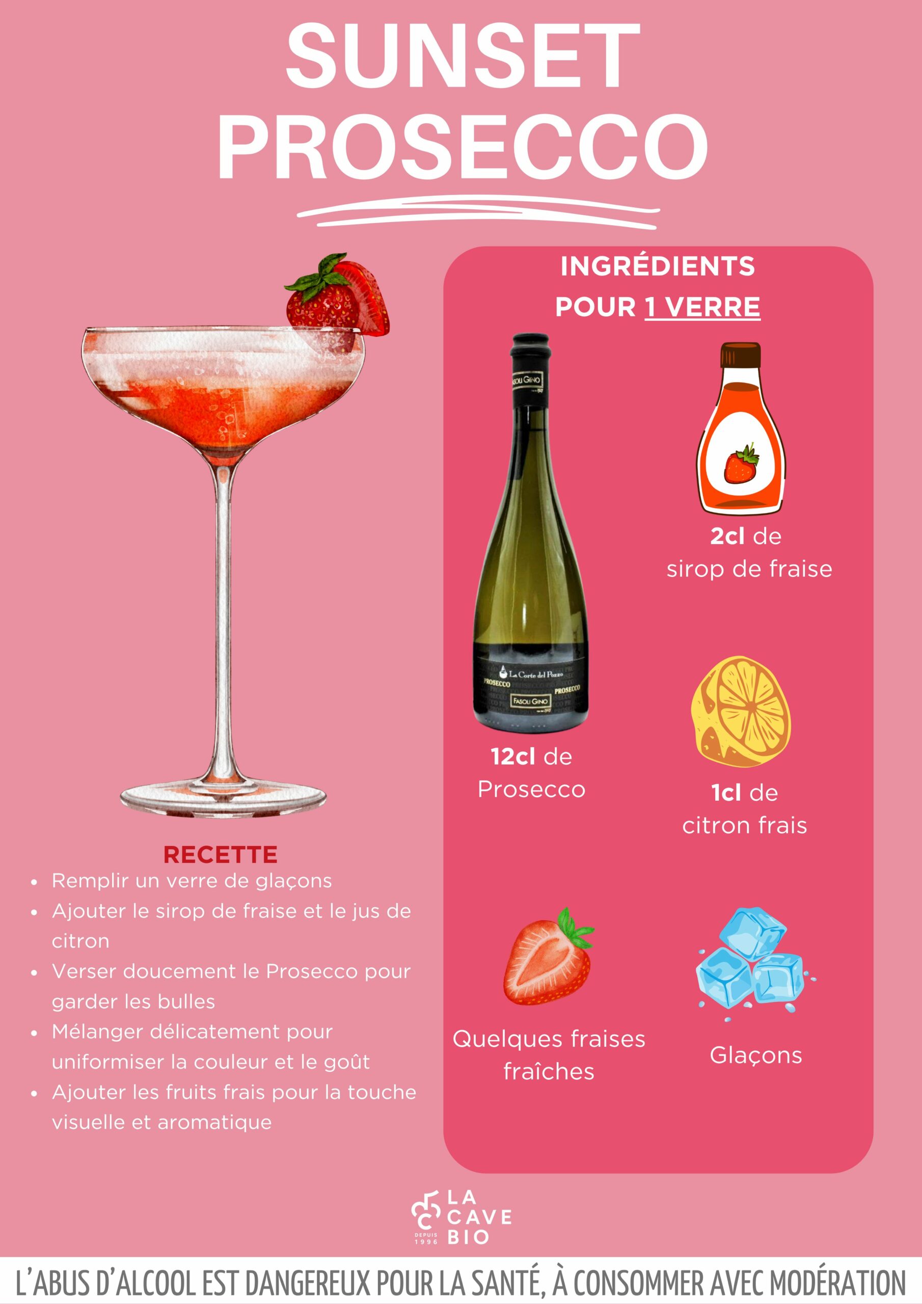 PROSECCO BIO FRIZZANTE DOP 75CL - OSTERIA ITALIE – Image 5
