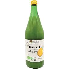 PUR JUS DE CITRON JAUNE DE SICILE BIO 1L - PHILIA
