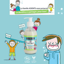 DENTI'FREEZE FAMILLE BIO & VEGAN A LA MENTHE 350G - COSLYS – Image 4