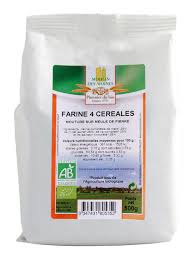 FARINE 4 CEREALES BIO & SANS GLUTEN 500G - MOULIN DES MOINES