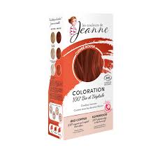 COLORATION CUIVRE ROUGE 100% VEGETALE & BIO VEGAN - LES COULEURS DE JEANNE