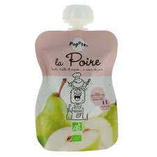 GOURDE COMPOTE POIRE BIO 120g - POPOTE