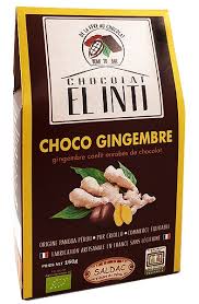 GINGEMBRE CONFIT ENROBE DE CHOCOLAT NOIR BIO
