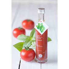 VINAIGRE A LA PULPE DE TOMATE & BASILIC 10cl - MOULIN DE LA BRESSE