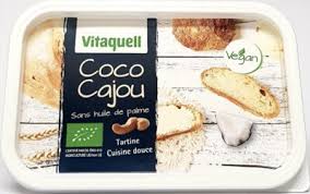MARGARINE VEGETALE COCO CAJOU BIO 250G TARTINE & CUISINE - VITAQUELL